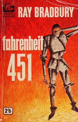 Portada de Fahrenheit 451, de Ray Bradbury