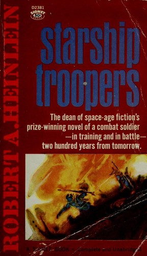 Portada de Tropas del espacio, de Robert A. Heinlein